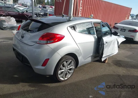 2013 Hyundai Veloster Base W/Black z USA, uszkodzony, nr VIN KMHTC6AD7DU162694